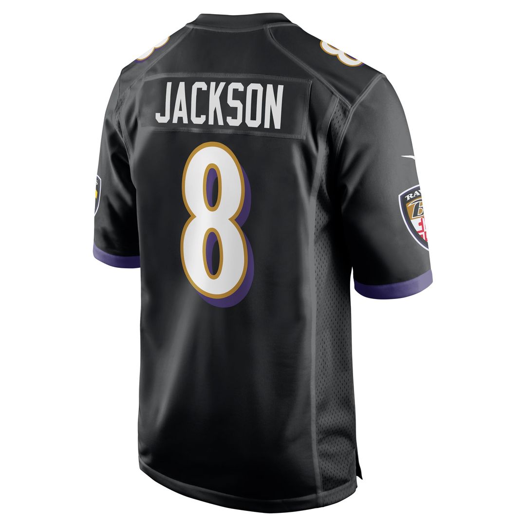Lamar Jackson Baltimore Ravens Alternate Jersey - Black