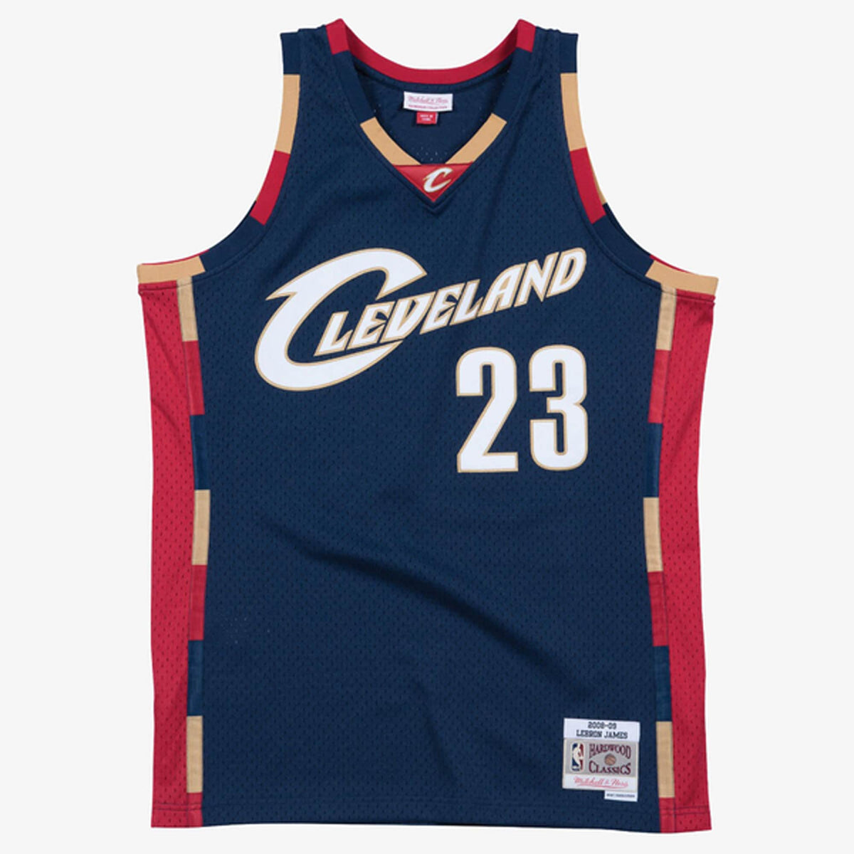 Men's LeBron James Navy Cleveland Cavaliers 2008-09 Jersey