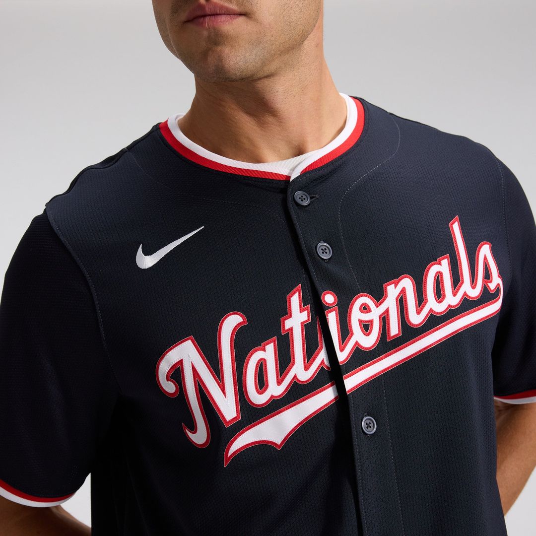 James Wood Washington Nationals Alternate Jersey - Navy