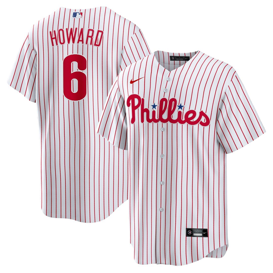 Ryan Howard Philadelphia Phillies Replica Player Jersey - White