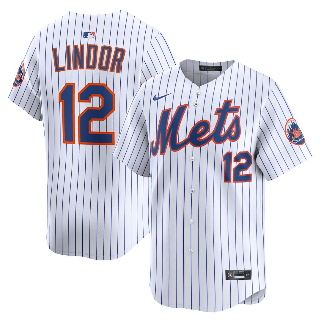 Francisco Lindor New York Mets Home Jersey - White