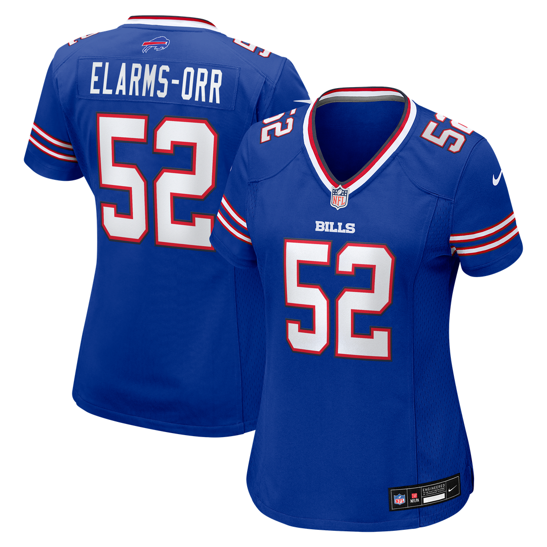 Kaleb Elarms-Orr Buffalo Bills Women's Team Jersey - Royal