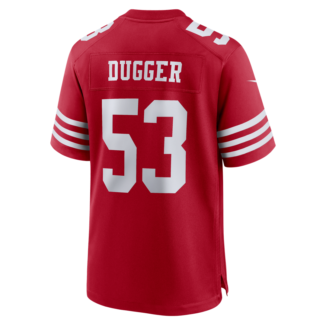 Jaden Dugger III San Francisco 49ers Team Jersey - Scarlet
