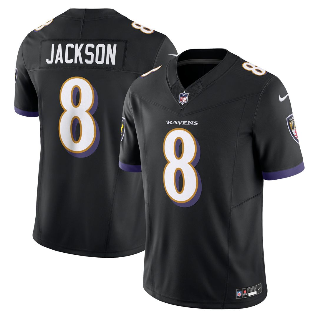 Lamar Jackson Baltimore Ravens Jersey - Black