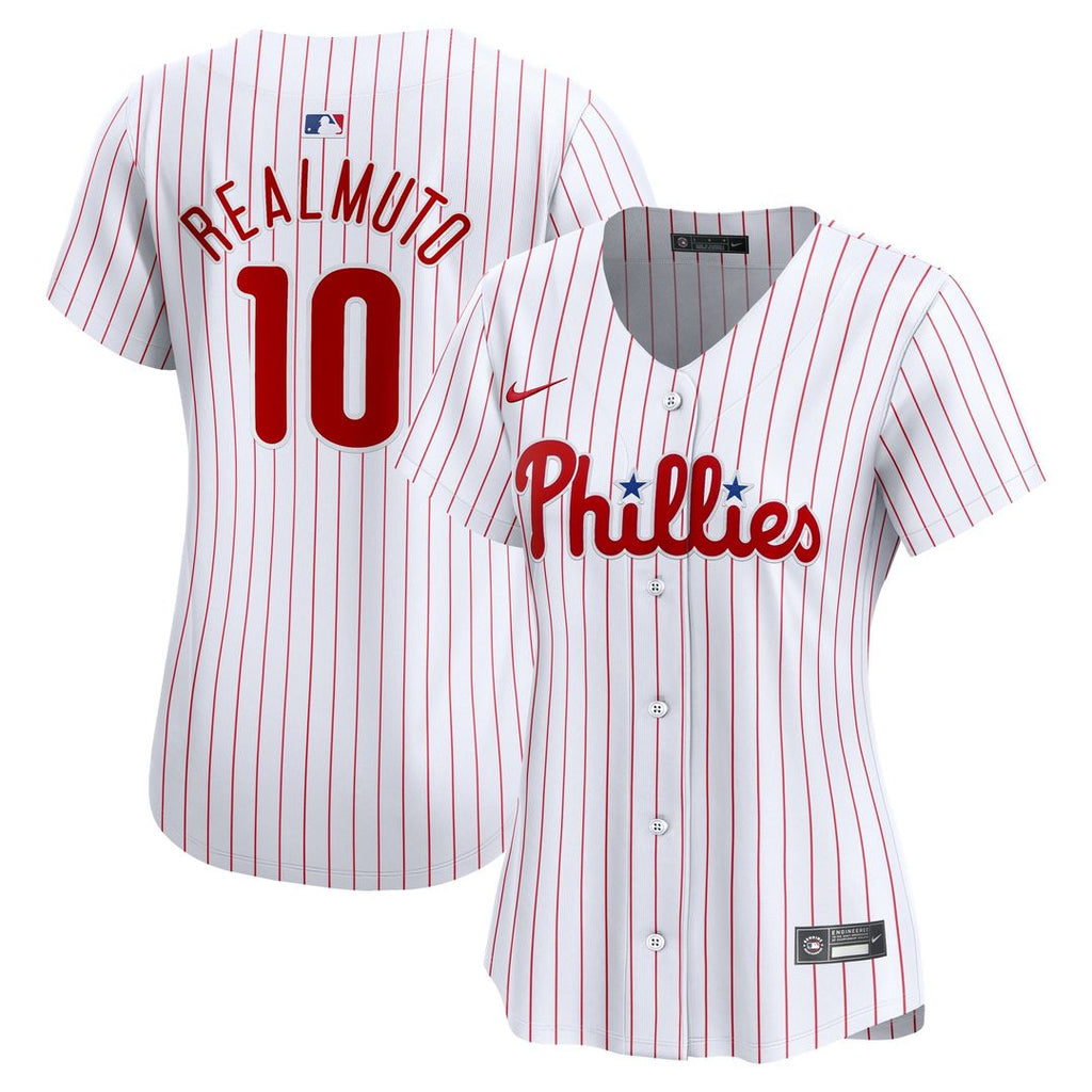 J.T. Realmuto Philadelphia Phillies Women's Home Jersey – White
