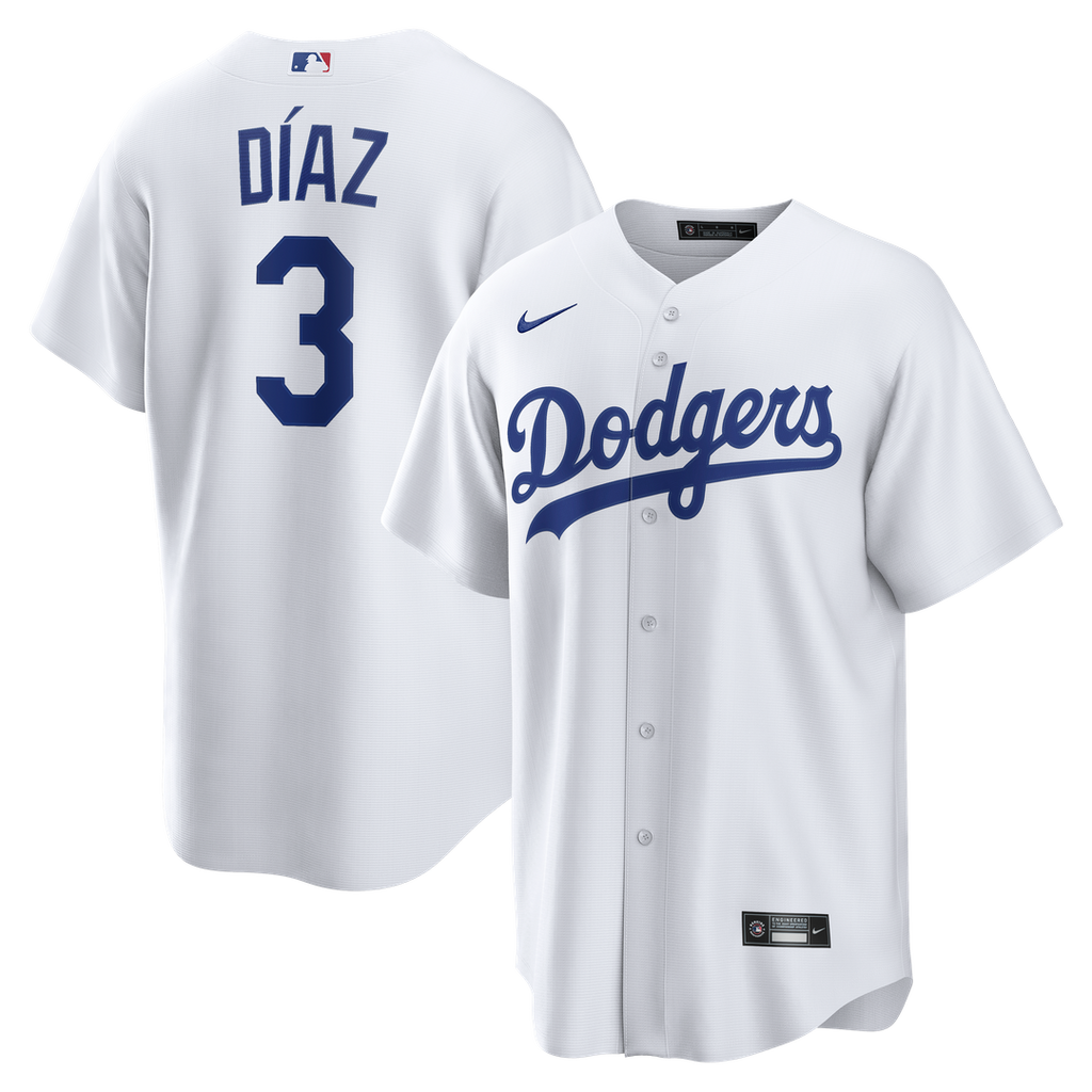 Edwin Díaz Los Angeles Dodgers Home Jersey - White