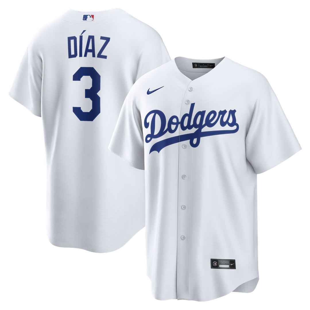 Edwin Díaz Los Angeles Dodgers Home Jersey - White