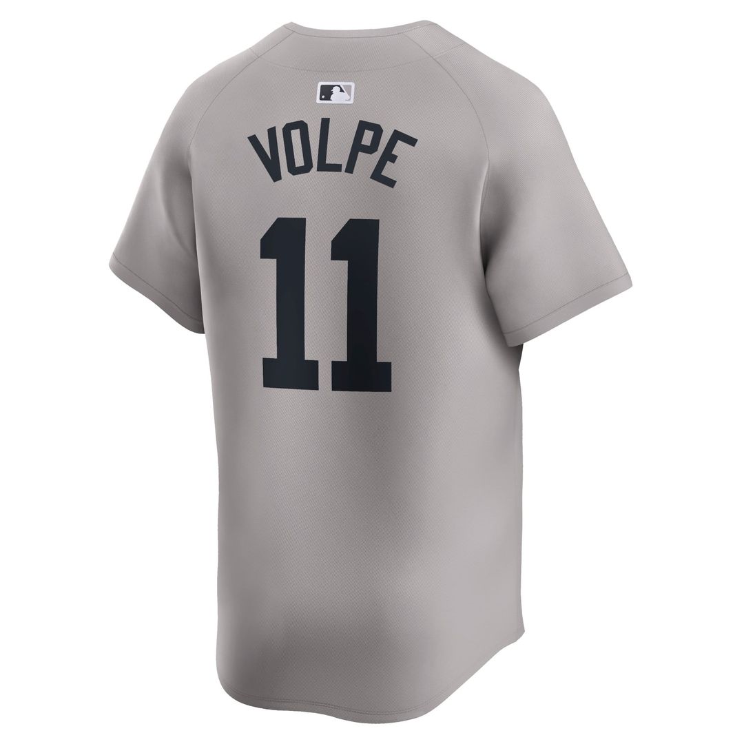Anthony Volpe New York Yankees Away Jersey - Gray
