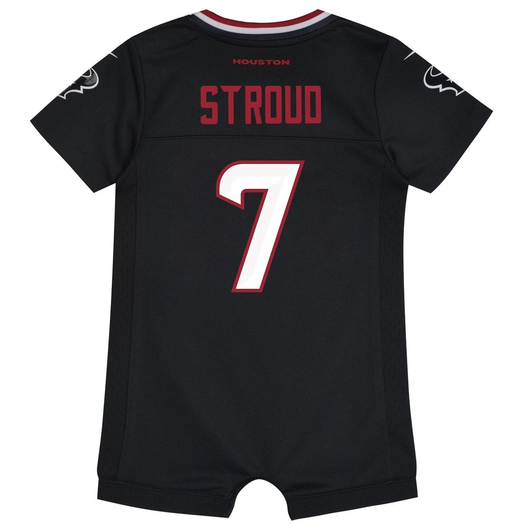 C.J. Stroud Houston Texans Newborn Romper Jersey - Navy