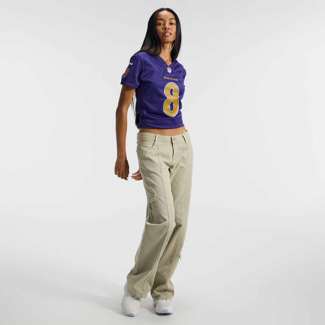 Lamar Jackson Baltimore Ravens Women's Alternate Jersey - Purple