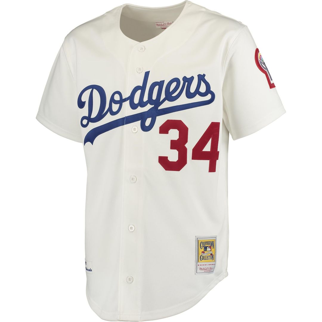 Fernando Valenzuela Los Angeles Dodgers Road 1981 Jersey - Gray