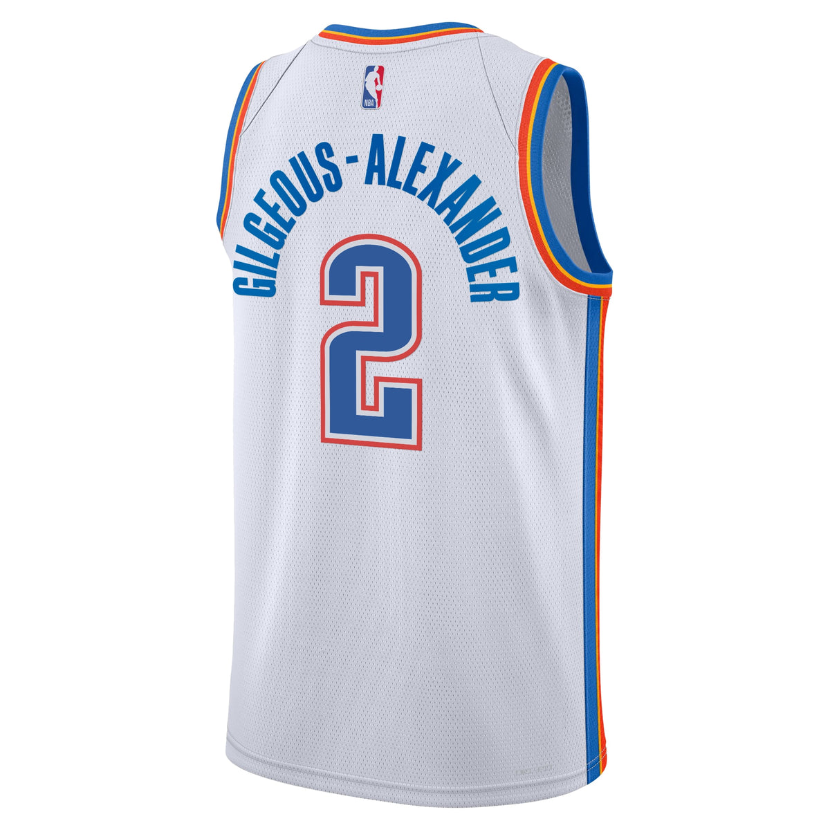 Oklahoma City Thunder Jersey - White - Shai Gilgeous-Alexander - Youth