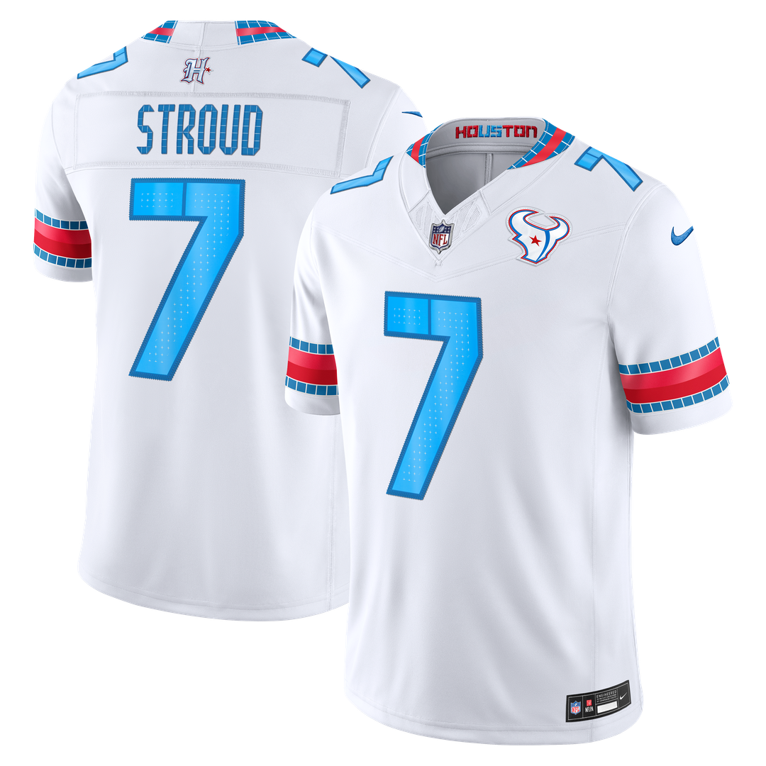 C.J. Stroud Houston Texans 2026 Rivalries Collection Stitched Jersey - White