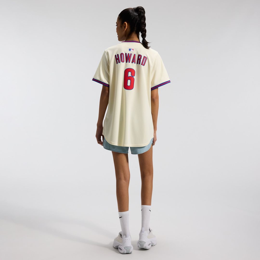 Ryan Howard Philadelphia Phillies Women's Alternate 2 Jersey – Cream