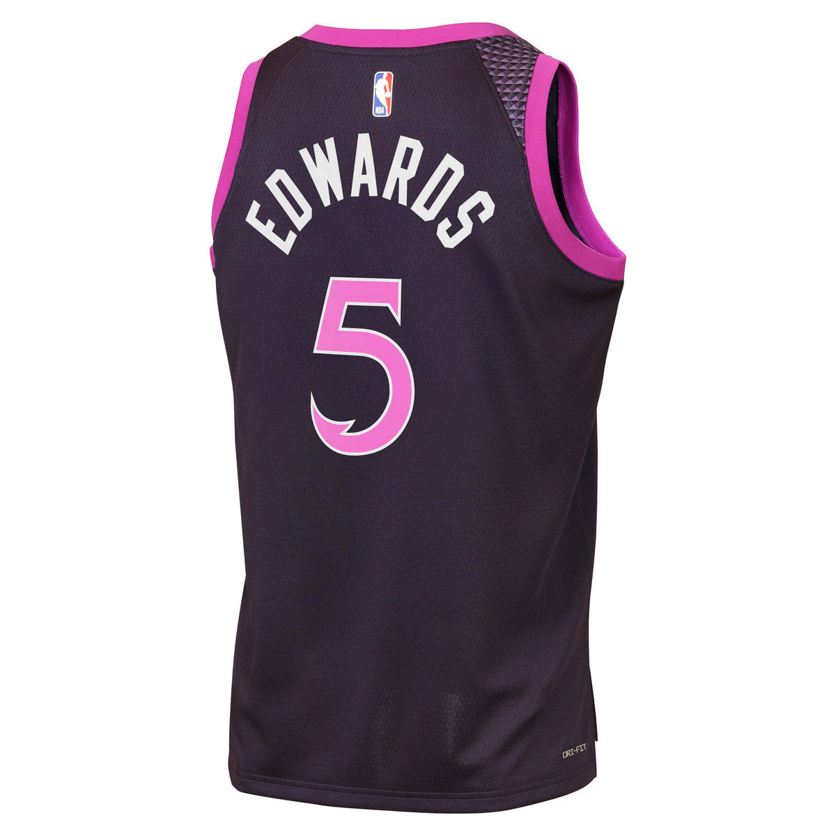 Minnesota Timberwolves 2025/26 Jersey - Black - Anthony Edwards - Youth