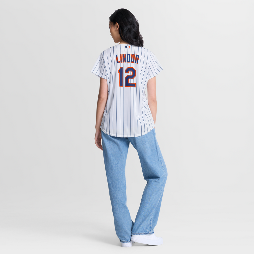 Francisco Lindor New York Mets Women's Home Jersey - White