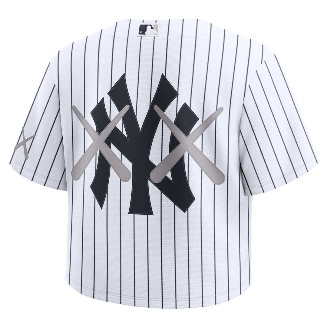 New York Yankees Women's Cropped Jersey - White