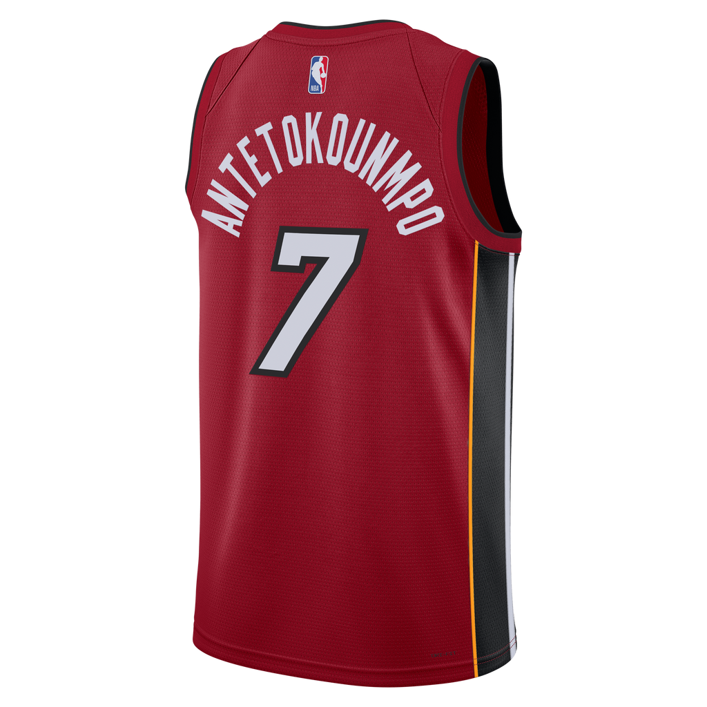 Miami Heat Jersey - Red - Giannis Antetokounmpo - Unisex