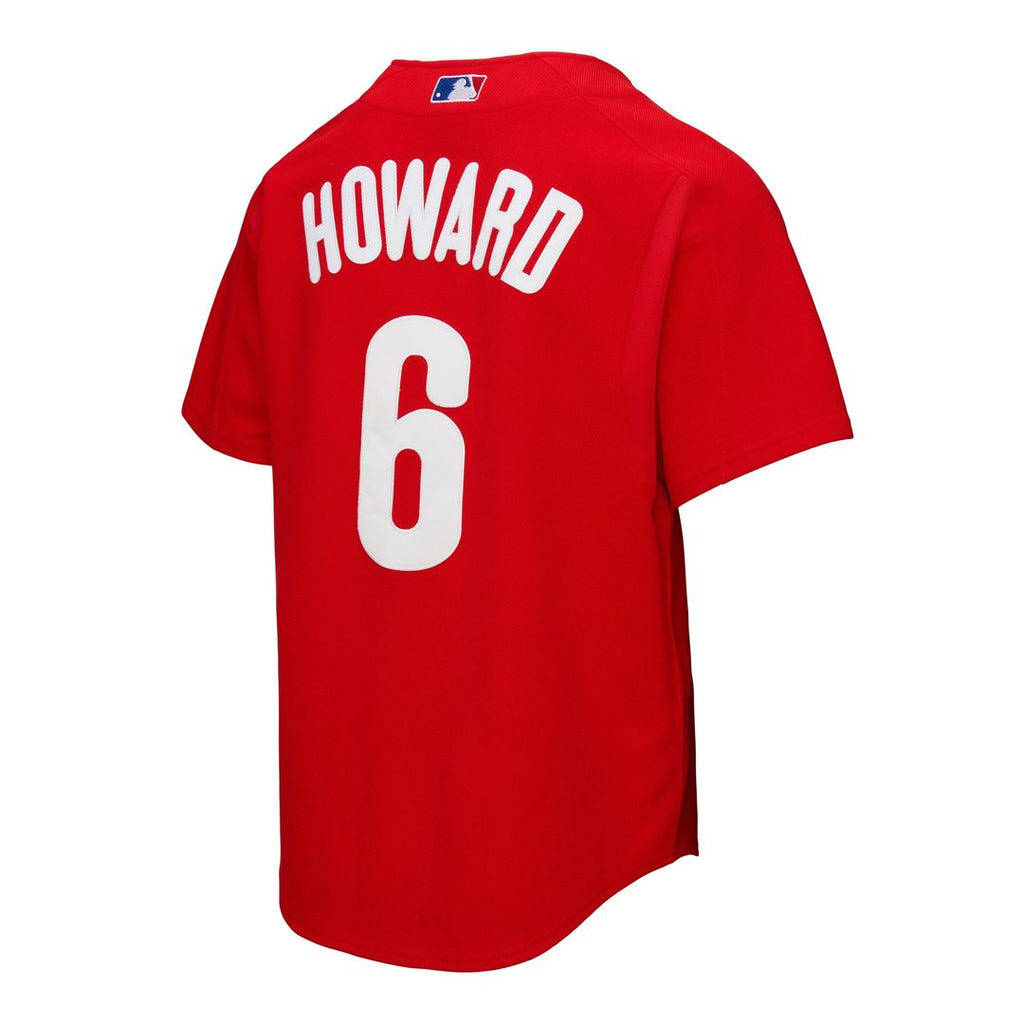 Ryan Howard Philadelphia Phillies Big & Tall Cooperstown Mesh Jersey - Red