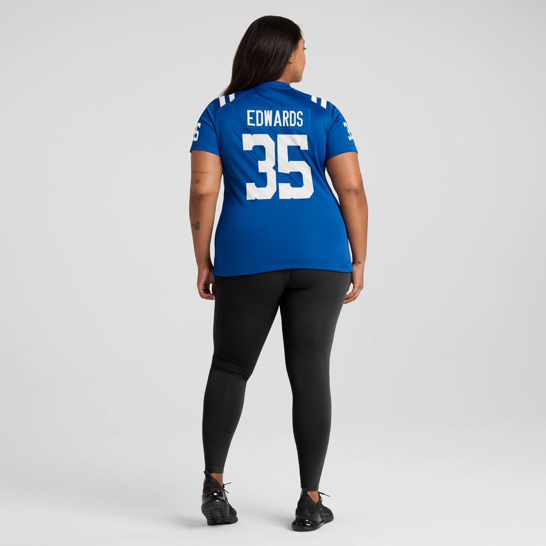 Johnathan Edwards Indianapolis Colts Women's Team Jersey - Royal