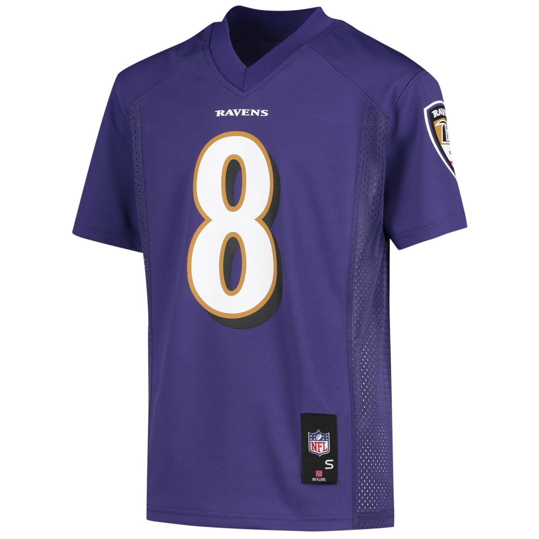 Lamar Jackson Baltimore Ravens Youth Jersey - Purple
