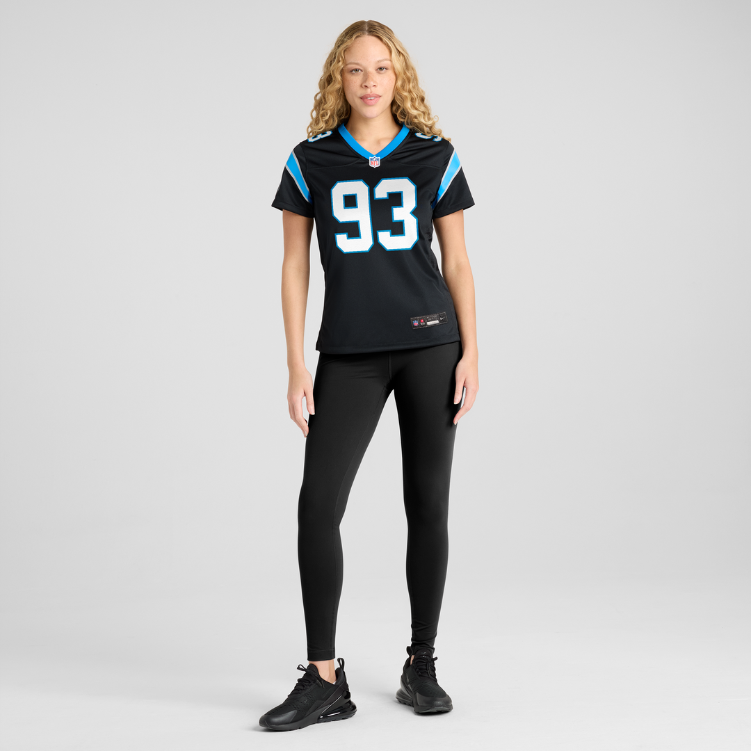 TeRah Edwards Carolina Panthers Women's Team Jersey - Black