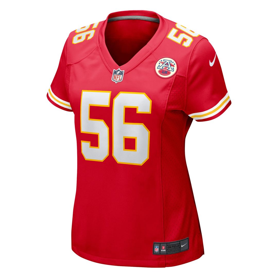 George Karlaftis Kansas City Chiefs Women's Jersey - Red