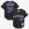 Mike Piazza New York Mets Toddler Mesh Jersey - Black