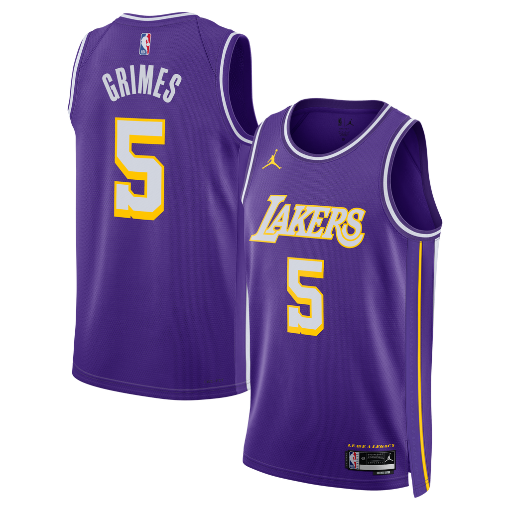 Los Angeles Lakers Jersey - Purple - Quentin Grimes - Unisex