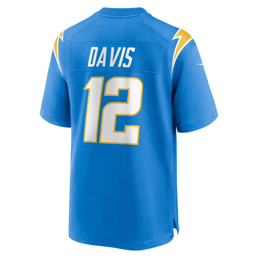 Derius Davis Los Angeles Chargers Team Jersey - Powder Blue
