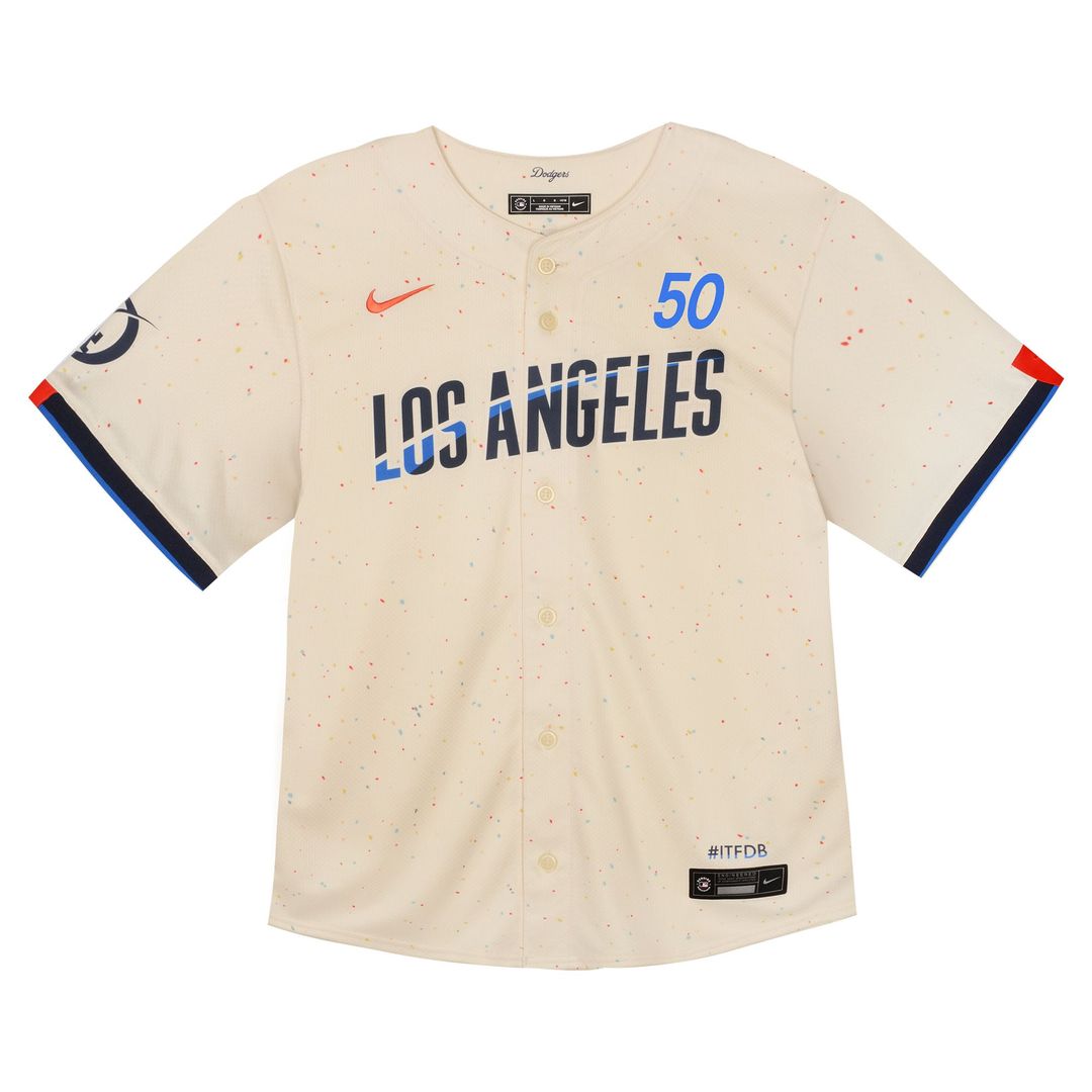 Mookie Betts Los Angeles Dodgers Toddler 2024 Jersey - Cream