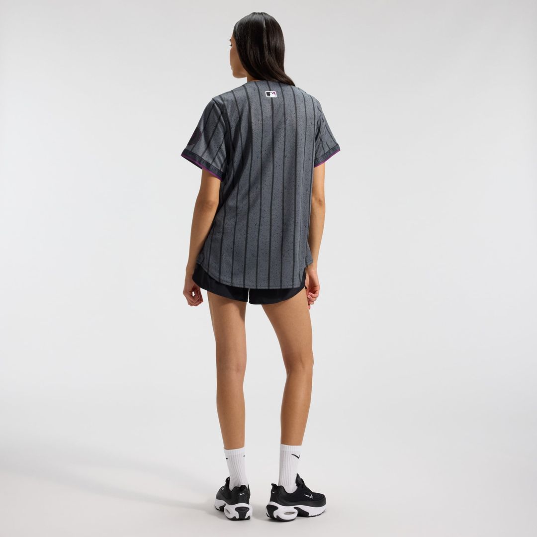 New York Mets Women's Jersey - Gray