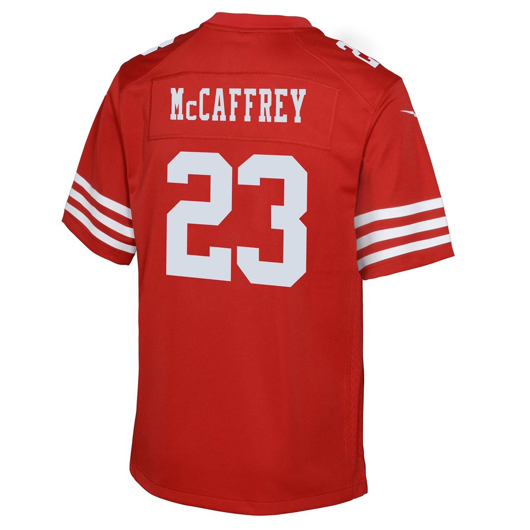 Christian McCaffrey San Francisco 49ers Youth Jersey - Scarlet