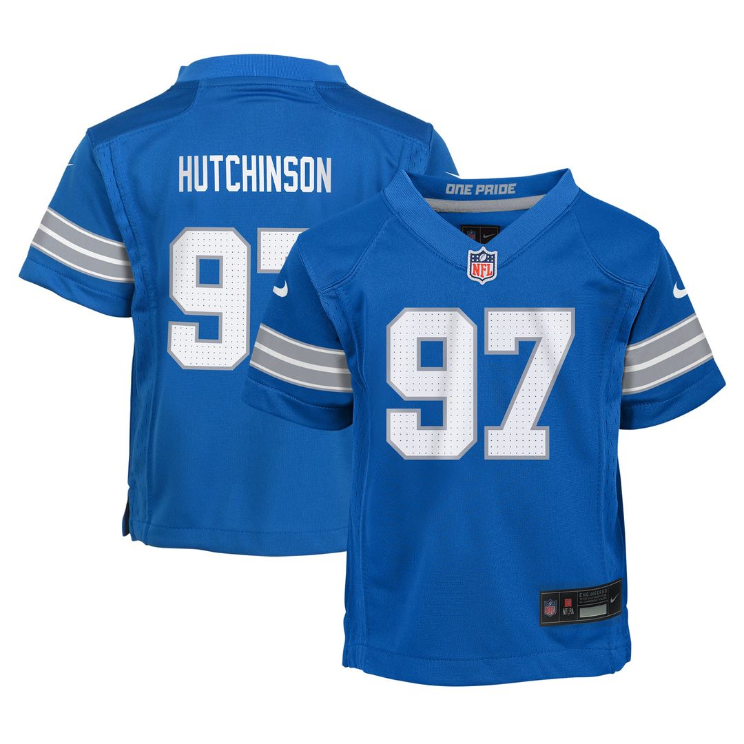 Aidan Hutchinson Detroit Lions Toddler Jersey - Blue
