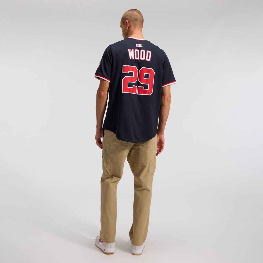 James Wood Washington Nationals Alternate Jersey - Navy
