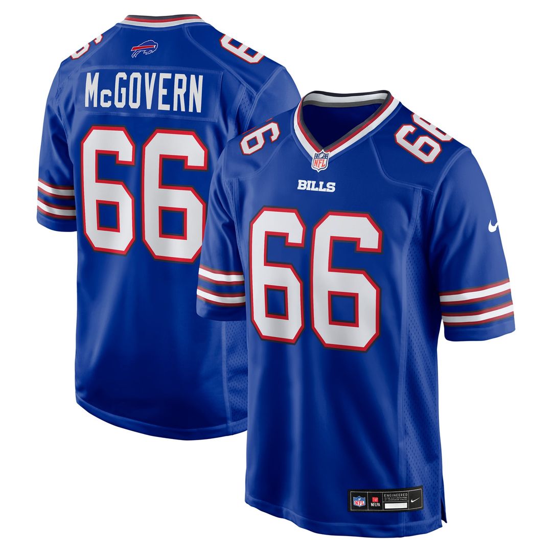 Connor McGovern Buffalo Bills Jersey - Royal