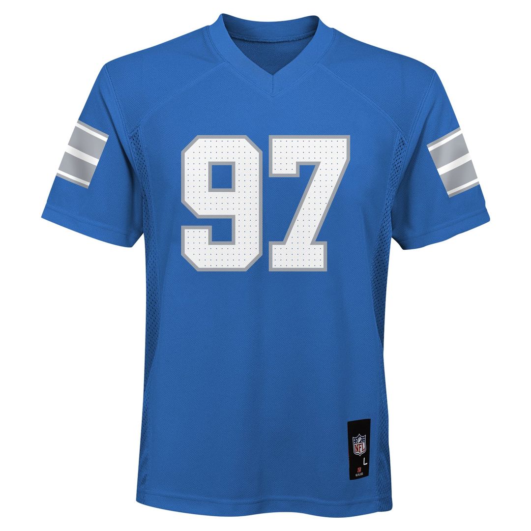 Aidan Hutchinson Detroit Lions Youth Jersey - Blue