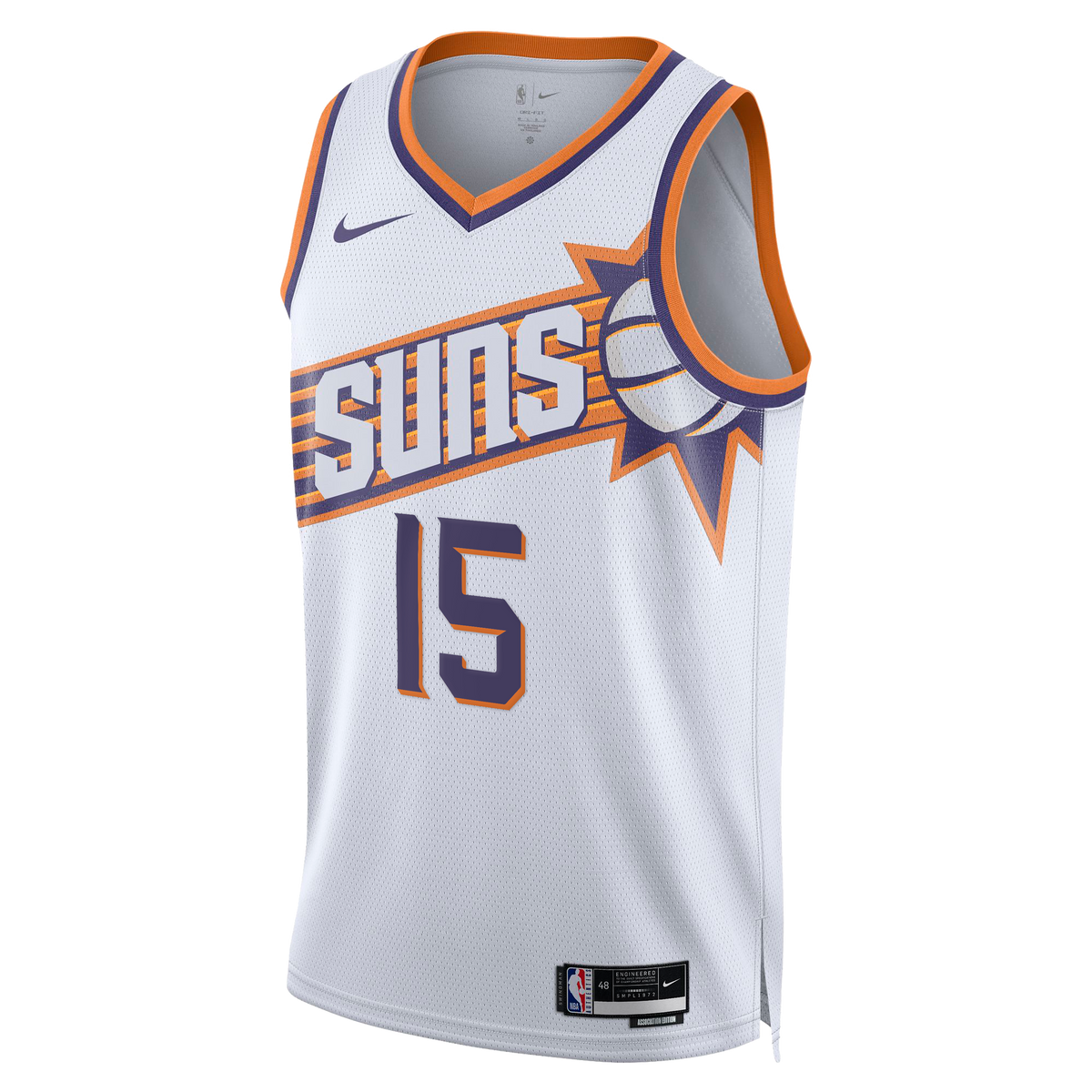 Phoenix Suns Jersey - White - Devin Booker - Unisex