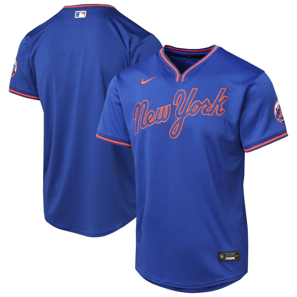 New York Mets Youth Road Jersey - Gray