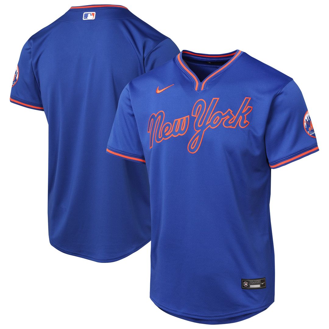 New York Mets Youth Road Jersey - Gray