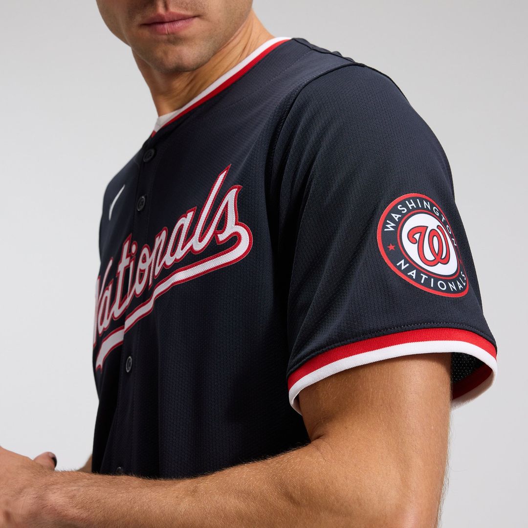 James Wood Washington Nationals Alternate Jersey - Navy