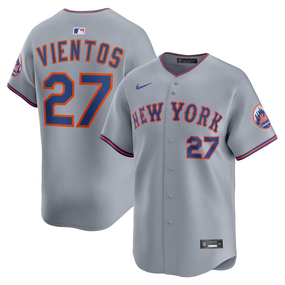 Mark Vientos New York Mets All-Star Jersey - Gray