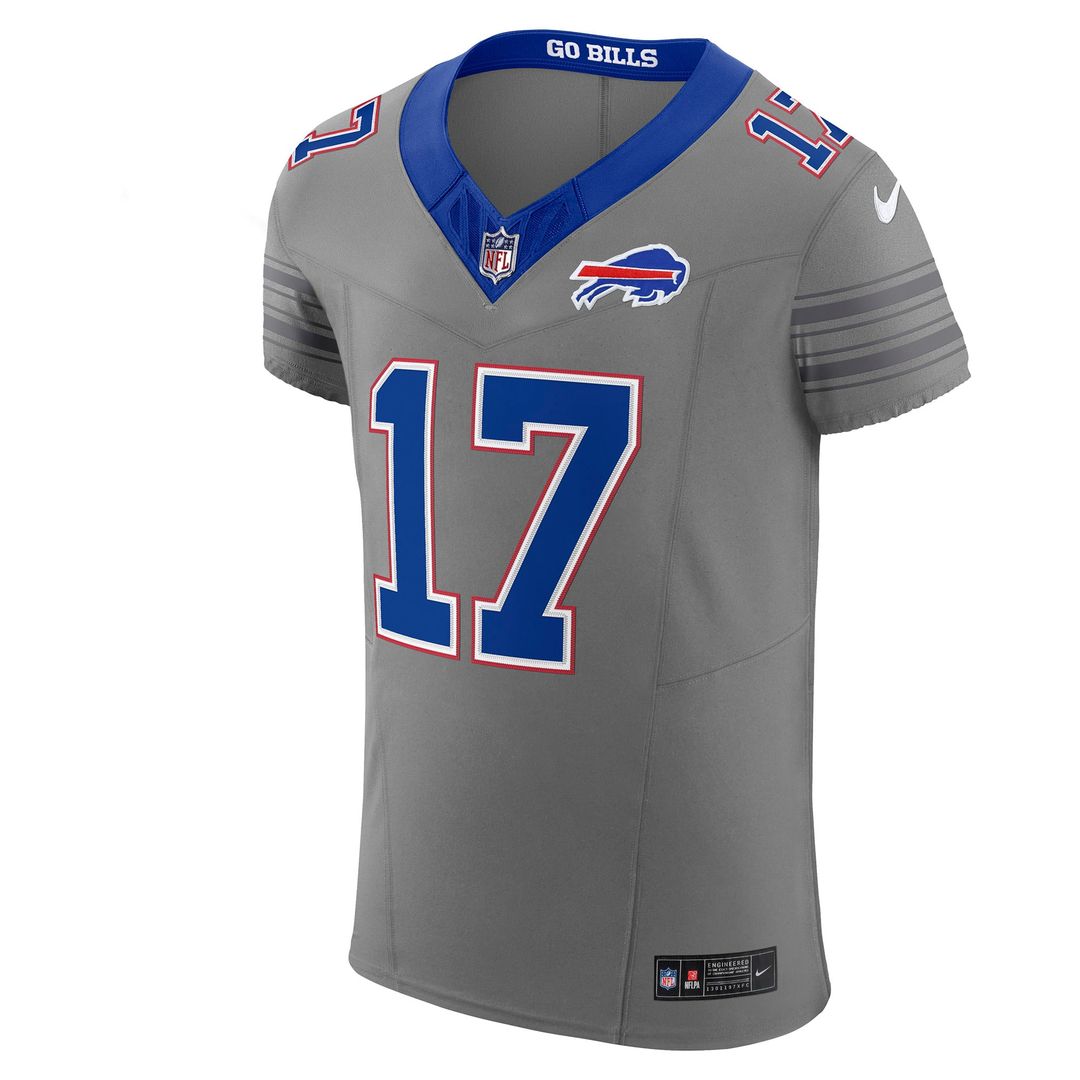 Josh Allen Buffalo Bills Nickel City Elite Jersey - Gray