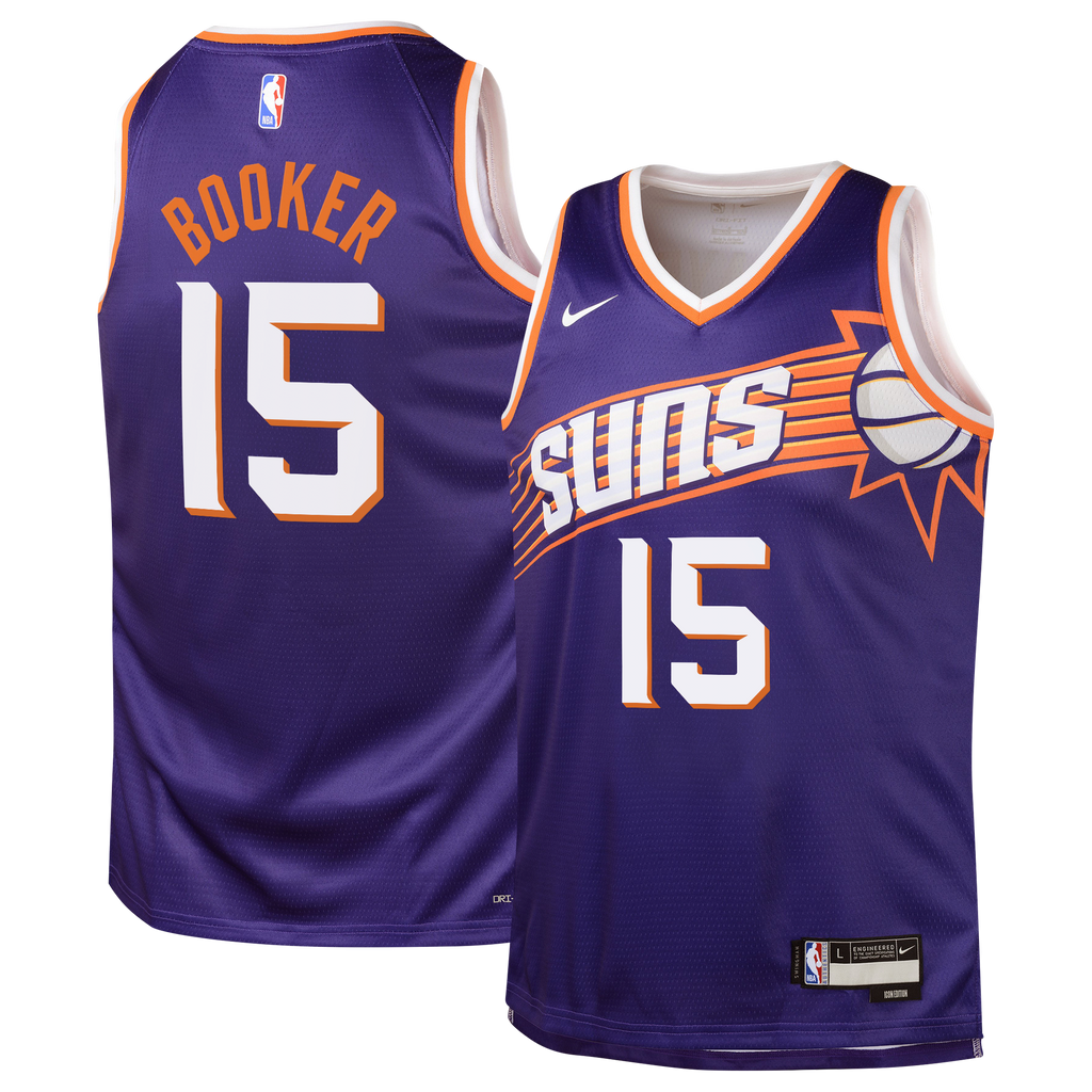 Phoenix Suns Jersey - Purple - Devin Booker - Youth