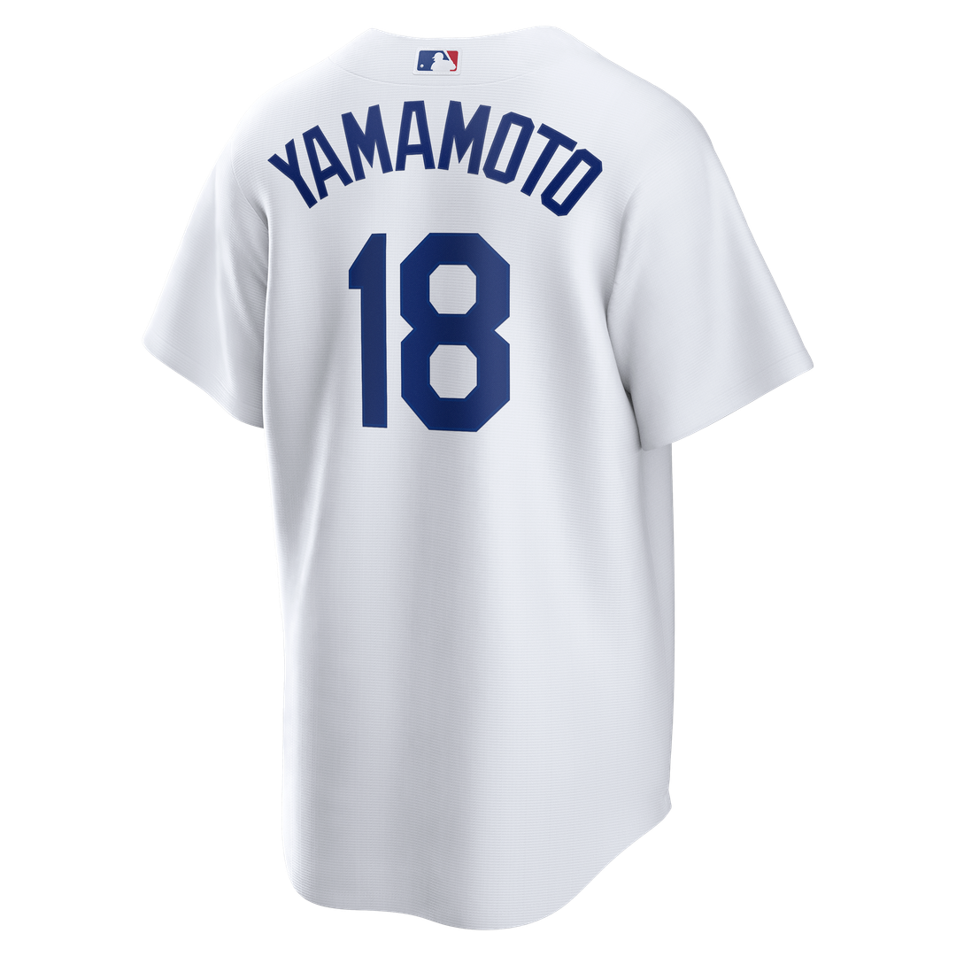 Yoshinobu Yamamoto Los Angeles Dodgers Home Jersey - White