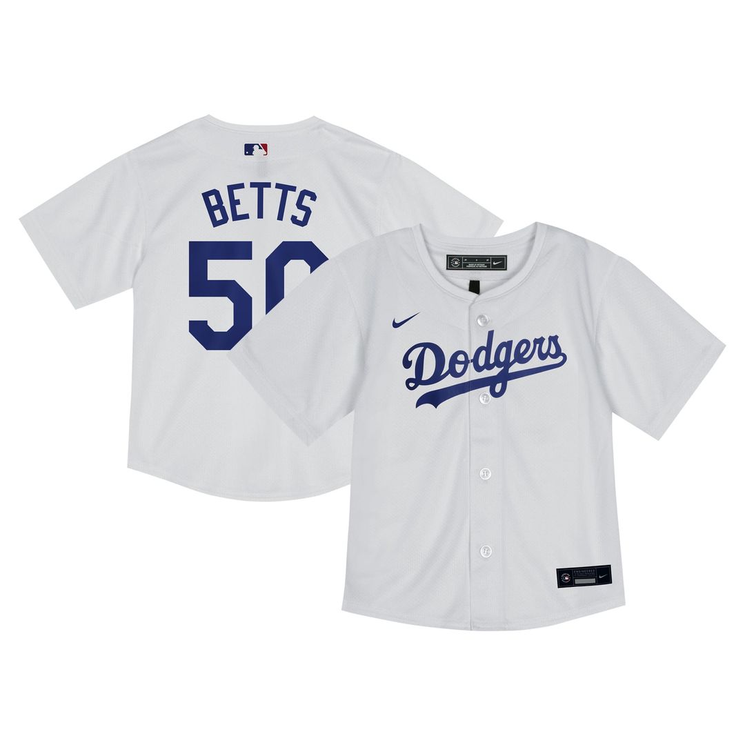 Mookie Betts Los Angeles Dodgers Infant Jersey - White