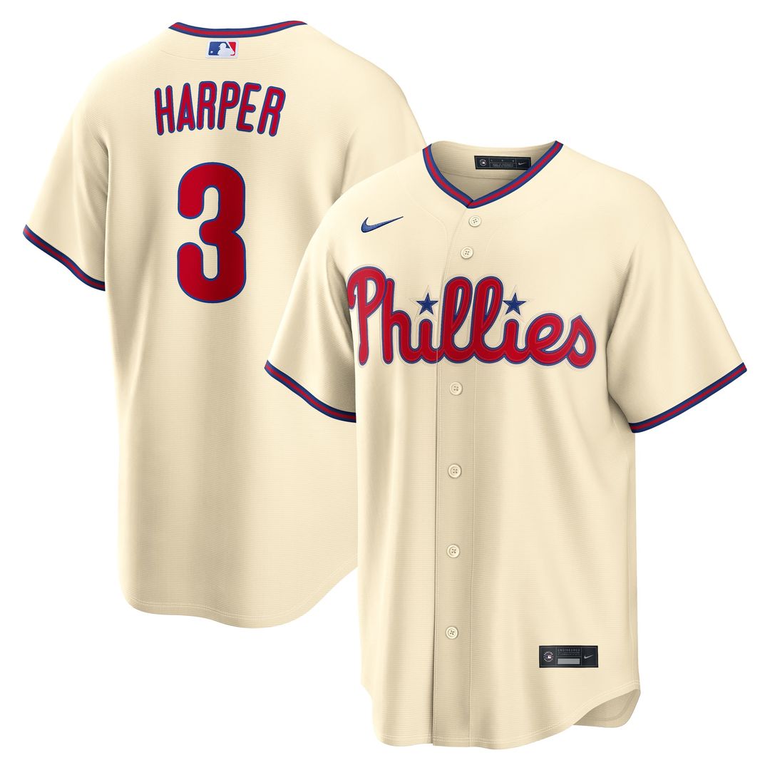 Bryce Harper Philadelphia Phillies Road Jersey - Gray