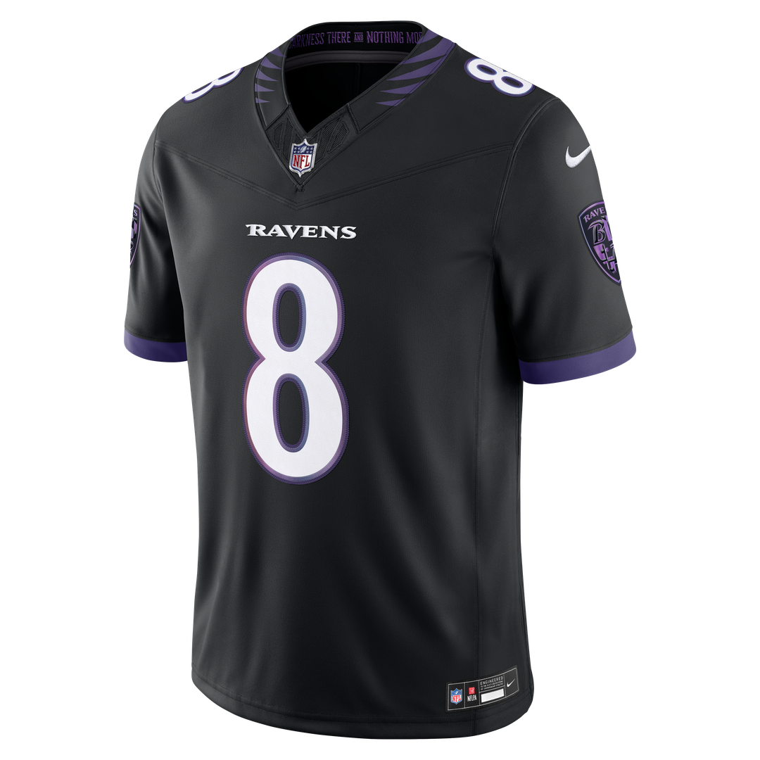 Lamar Jackson Baltimore Ravens Alternate Alternate Stitched Jersey - Black