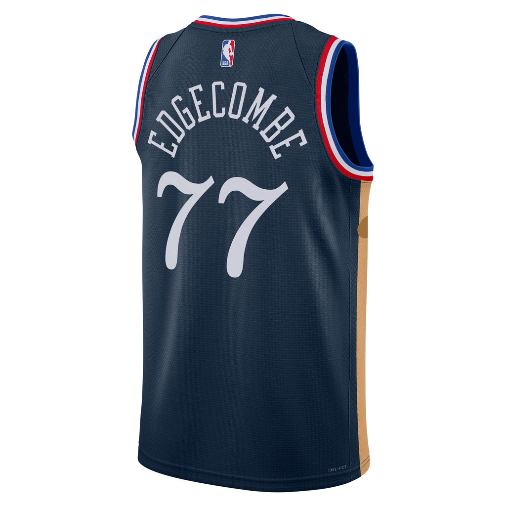 VJ Edgecombe Philadelphia 76ers 2025/26 City Edition Swingman Jersey - Navy - Unisex