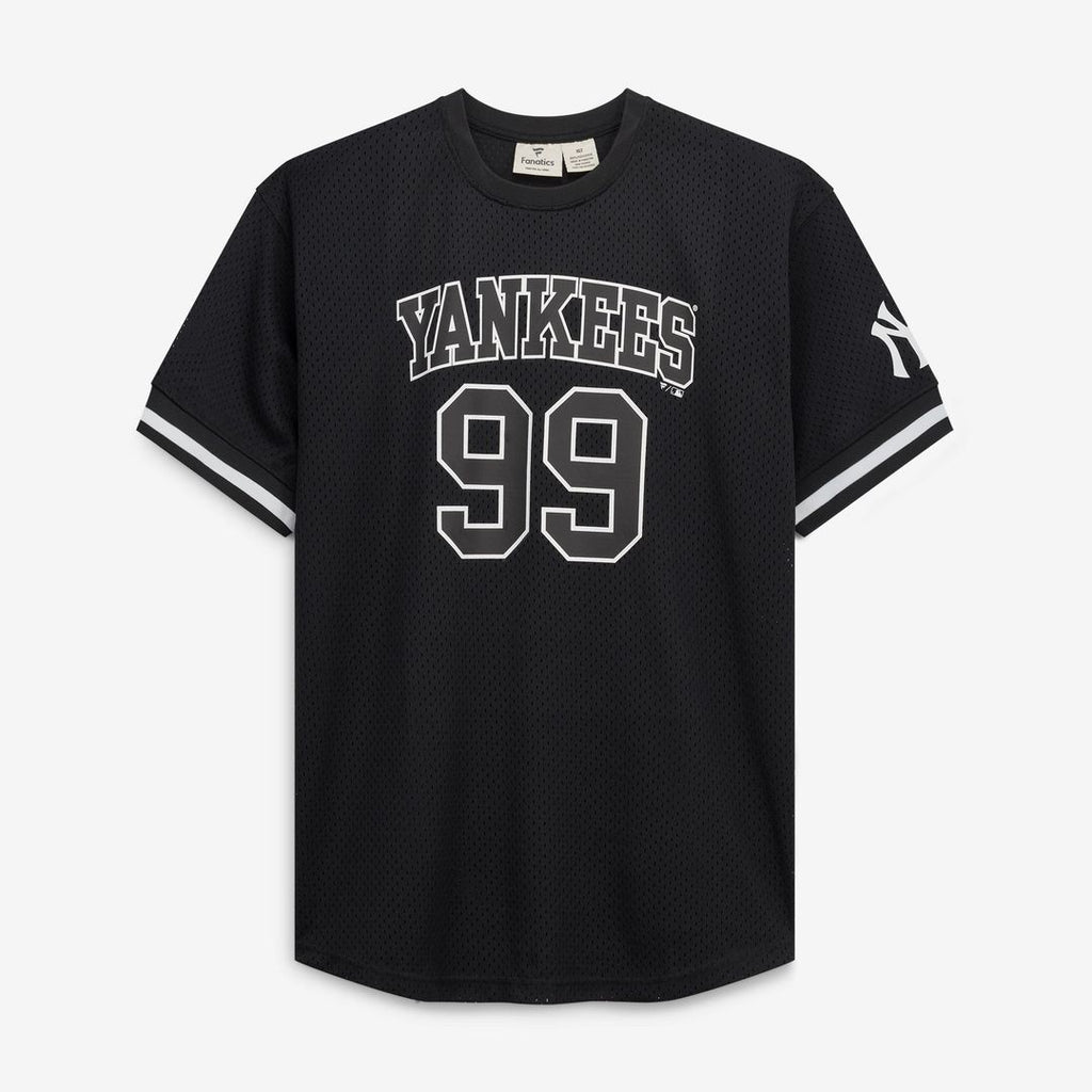 Aaron Judge New York Yankees Big & Tall Heavyweight Mesh Jersey - Black/White